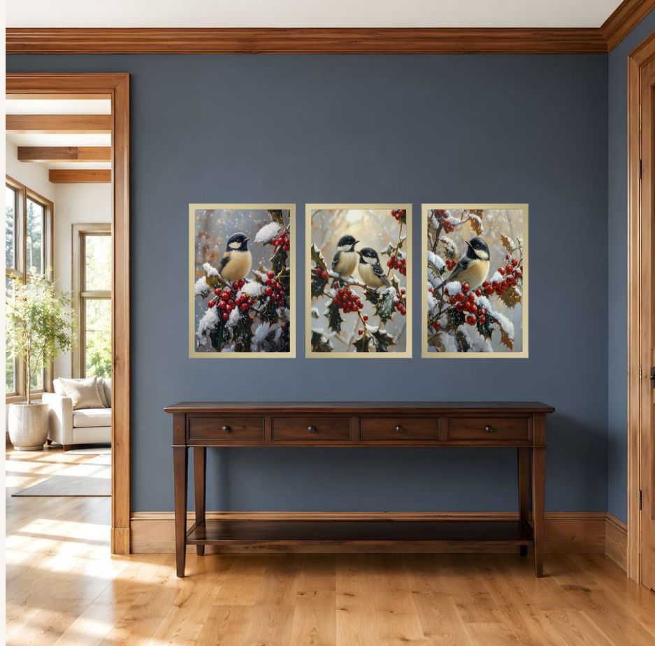 3-piece printable art product example